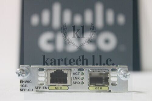 Cisco EHWIC-1GE-SFP-CU 1-Port Gigabit Ethernet Enhanced Network Card