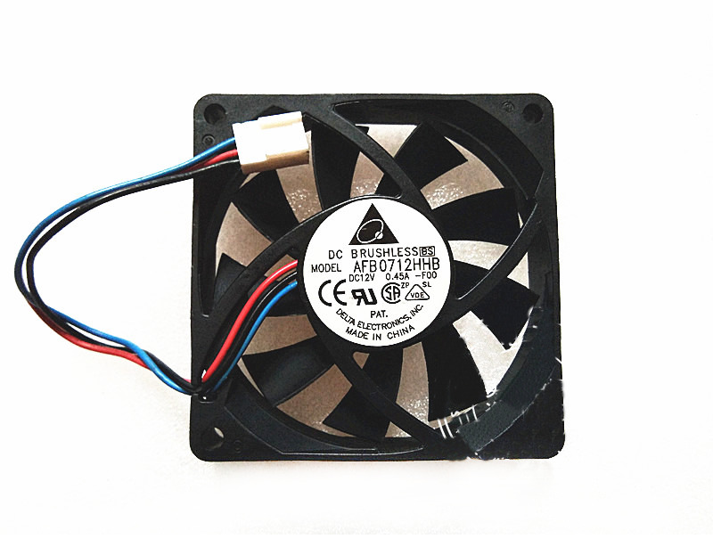 Delta 12V 0.45A AFB0712HHB-F00 7CM 70*70*15mm 7015 CPU power case cooling fan