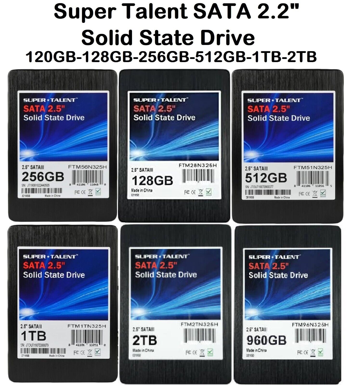 Brand New 128GB-240GB-256GB-512GB 2.5 inch SATA3 Solid State Drive 2.5\