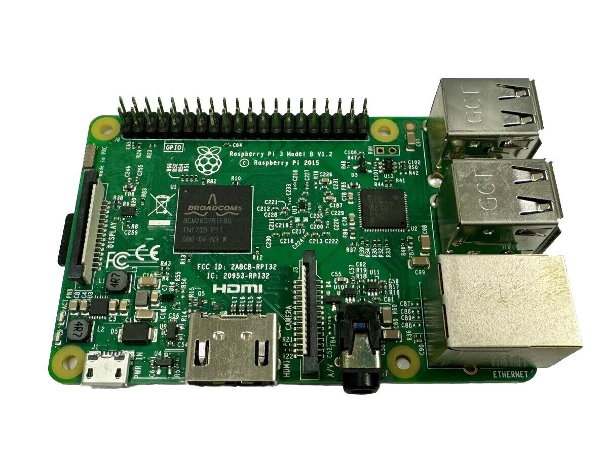 Raspberry Pi 3 Model B Quad Core 1.2ghz64bit CPU 1GB RAM WiFi Bluetooth 4.1
