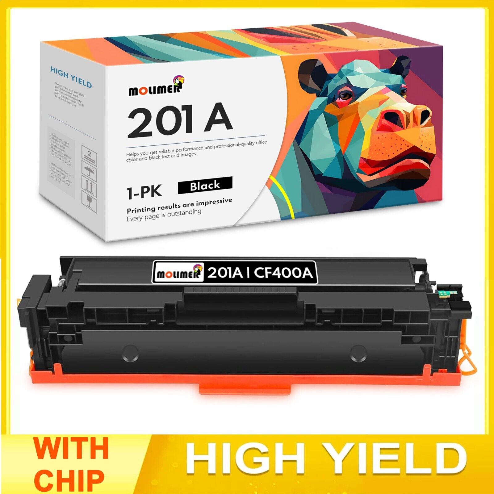 High Yield 201A Toner Cartridge Replacement fo HP 201A Toner M277dw M252dw M274n