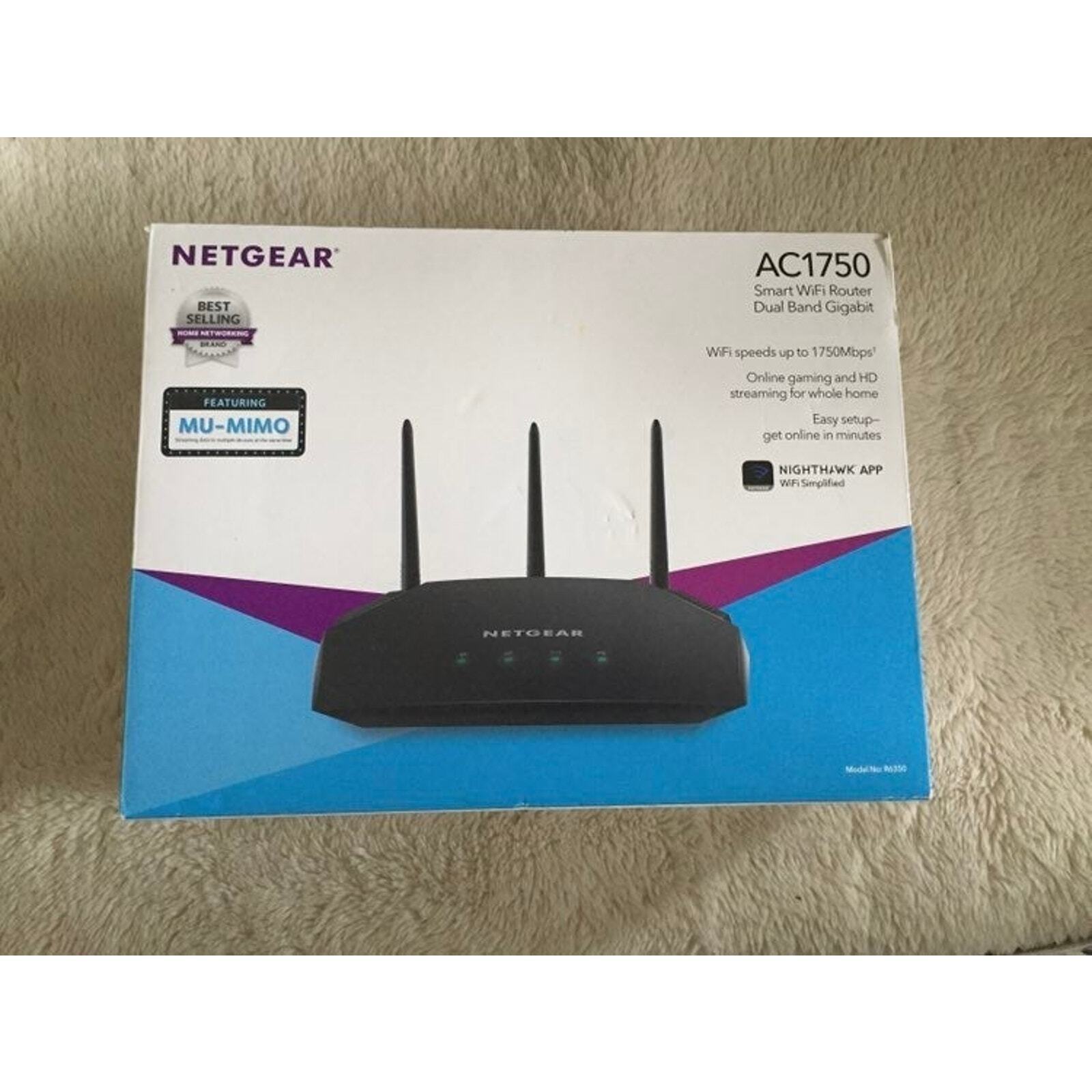 Netgear AC1750 Smart WiFi Router-R6350