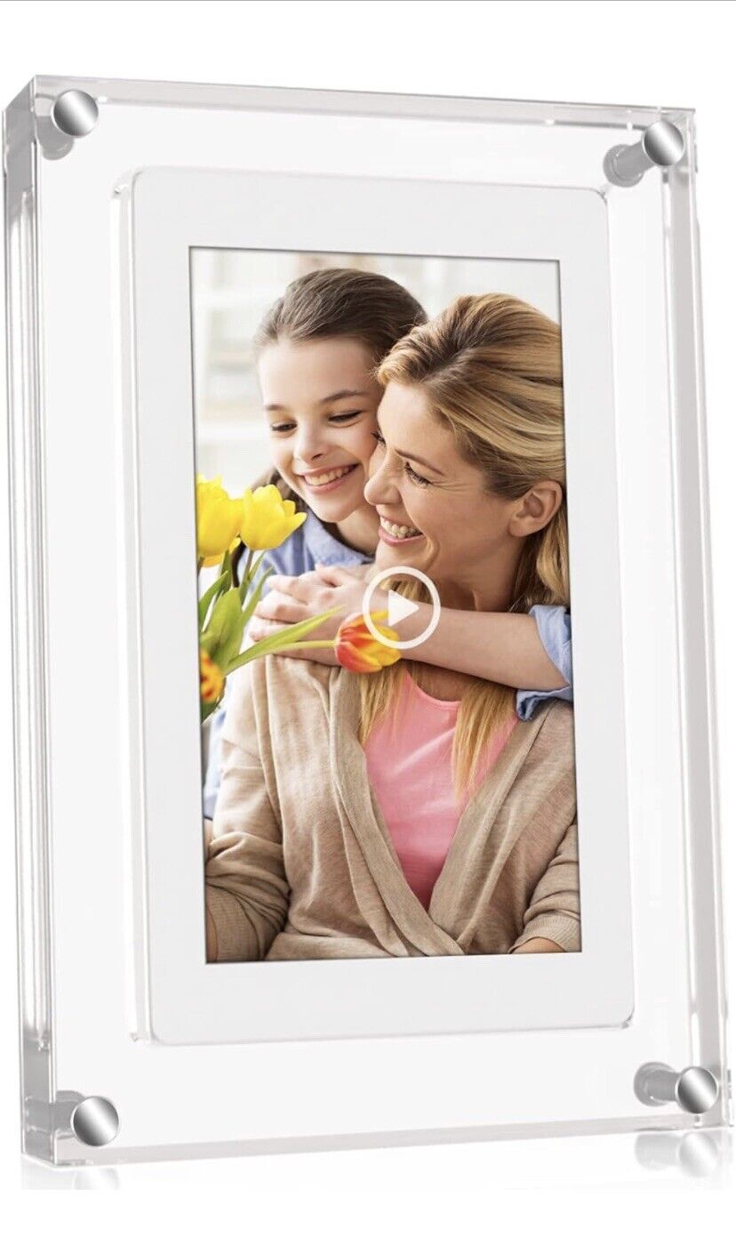 New Cuttest Gift Acrylic Digital Photo Frame Vertical Display IPS Screen