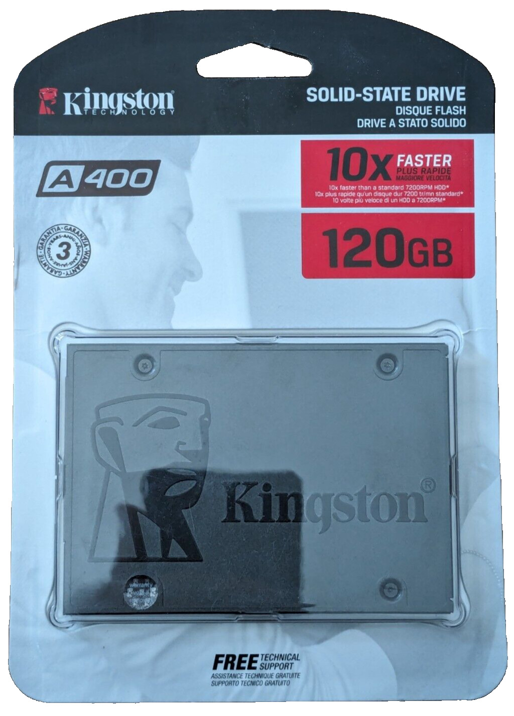 Kingston SSD A400 120GB Solid State Drive 2.5 inch SATA 3