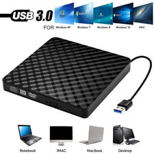 Slim External CD DVD RW Drive USB 3.0 Writer Burner Player Black For Laptop PC picture
