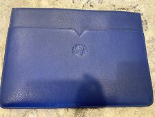 Royce New York Leather Blue Laptop Sleeve picture