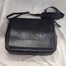 Royce New York Black Pebbled Leather Laptop Bag picture