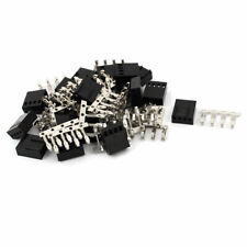 20 Sets 2.54mm Pitch 4 Pin Plastic Male PC Fan LED Power Connector picture