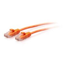 7ft 2.1m Cat6a Snagless Unshielded utp Slim Ethernet Network Patch Cable Ora picture
