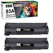2 Black CF283A 83A Toner Cartridge For HP LaserJet Pro MFP M225dw M201dw Printer picture