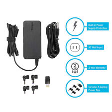 Targus Universal Laptop Charger 90W APA90US-91BL Semi Slim Black +5 Adapters W-2 picture