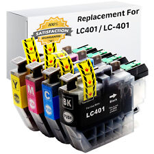 4 pack Ink Cartridges for Brother LC401 MFC-J1010DW MFC-J1012DW MFC-J1170DW ink picture