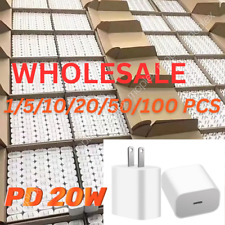 Wholesale For iPhone 12/13/14 Fast Charger 20W PD USB-C Wall Cube Power Adapter picture