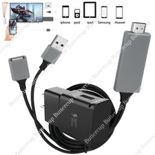 1080P HDMI Mirroring Cable Phone to TV HDTV Adapter Cord For iPhone iPad Android picture