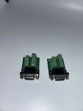 2pcs DB9 Female Adapter RS232 to Terminal RS232 Serial to Terminal DB9 Connec... picture