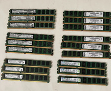 Lot of 18 half height Samsung Micron Smart 4GB DDR3 SDRAM PC3-10600 RAM Memory picture