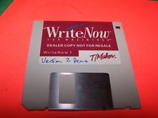 Macintosh WriteNow 1 Dealer Demo Disk picture