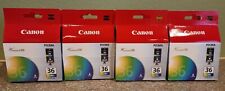 Lot of (11) Genuine Canon 36 Color CLI-36 6617H23 Ink Cartridges Sealed in Box picture