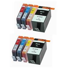 8 Comp Pack HP 934XL 935XL Ink Cartridges For Officejet 6812 6835 6230 show ink picture