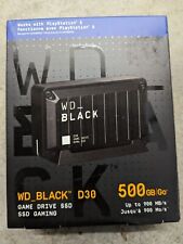 🔥New WD BLACK D30 500GB SSD, USB-C, External Solid State Drive - Black picture