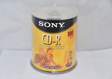 100/Pack Sony CD-R High Speed 700 MB/Mo 80 min 1x - 48x Sealed Spindle NIP New picture