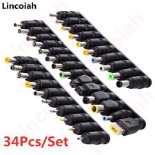 34PCS Universal 5.5mmx2.1mm DC AC Power Adapter Tips Connector Kits Power Plug picture