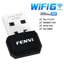 100pcs WiFi 6 USB Wifi Adapter Driver Free AX300 802.11ax Mini USB Wireless Card picture