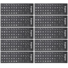  10 Sheets Computer Keyboard Laptop Stickers Letter Protector picture