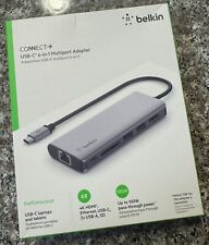 Belkin Connect USB-C Port 6-In-1 Multiport Adapter 4K HDMI 100W - NEW & SEALED picture