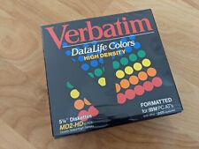 10-Pack Verbatim DataLife Colors MD2-HD 5 1/4” Diskettes picture