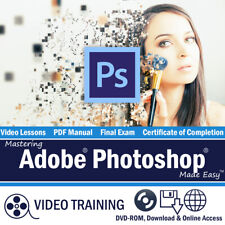 Learn Adobe PHOTOSHOP CS6 CS5 Video Training Tutorial DVD-ROM Course 10 Hours picture