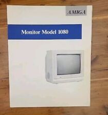 Commodore Amiga Monitor Model 1080 Original Manual User Guide picture