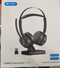 Emeet GeniusCall HS80 Wireless On-Ear Bluetooth Headset w/ Charging Base picture
