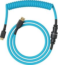 Glorious Coiled USB-C Artisan Braided Mechanical Keyboard Cable Blue picture