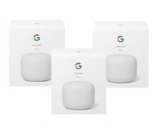 Google Nest Wifi (3-Pack) AC2200 Dual-Band Mesh Router (GA00595-US) - Snow picture