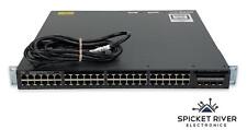 Cisco Catalyst WS-C3650-48PD-L V04 3650 Series 48-Port LAN Network Switch - READ picture