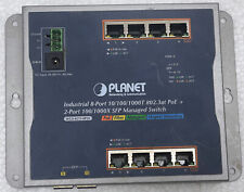 PLANET 8-port 100/1000x SFP Managed PoE Switch Industrial WGS-4215-8P2S picture