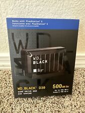 WD BLACK D30 500GB SSD, USB-C, External Solid State Drive - Black... picture