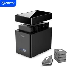ORICO 5 Bay 3.5 Inch Hard Drive Enclosure USB C Magnetic Tool-Free External HDD picture