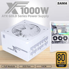 SAMA ATX 3.0 Gaming ATX PC Power Supply, PCIE 5.0 Full Modular PSU,  FDB Fan picture