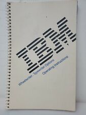 IBM Wheelwriter 5 Typewriter Operator's Guide Manual Operating Instructions picture