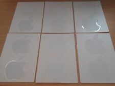 Lot Of 12 Authentic Apple White Logo Sticker Decals iPod iPad iPhone Stickers  picture