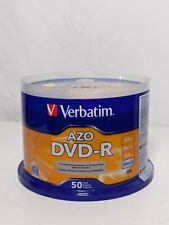 VERBATIM AZO DVD-R 16X 4.7GB Branded Logo 50 pack Spindle 95101  picture