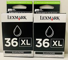 New Genuine Lexmark 36XL 2PK Ink Cartridges X Series X3650 Z Series Z2420 picture