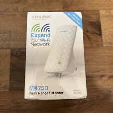 TP-Link AC 750 Wi-Fi Range Extender, Model RE200, White, New in Box, picture