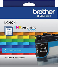 New Genuine Brother LC404 Cyan Ink Cartridge MFC-J1205W, MFC-J1205W XL picture