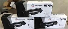 3-Pk LD Products BLack Toner Cartridge Replacement Brother TN760 TN-760 picture
