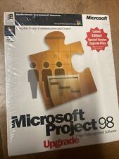 Microsoft Project 98 Project Management Software Upgrade New Factory Sealed picture