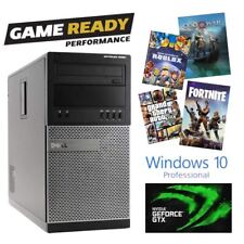 Gaming Desktop Computer DELL i7 NVIDIA GTX up to 32GB RAM, 4TB SSD, Windows10 BT picture