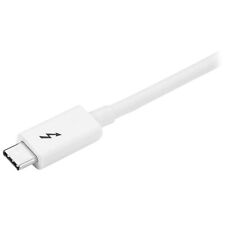 StarTech.com TBLT3MM1MW Thunderbolt 3 Cable – 3 ft / 1m – White – 4K 60Hz – USB picture